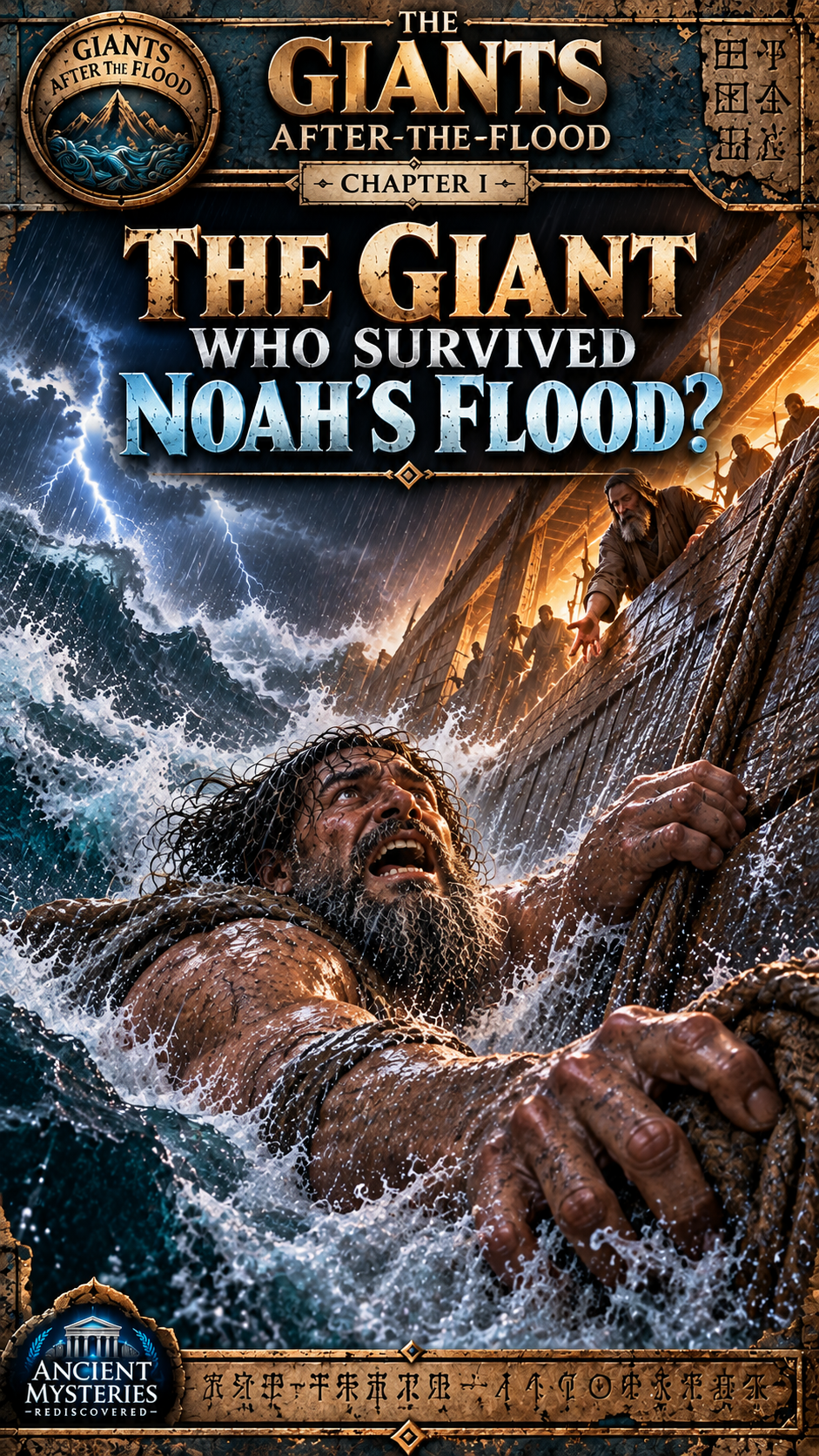 Official Giants After the Flood Chapter I Reel poster for The Giant Who Survived Noah's Flood?